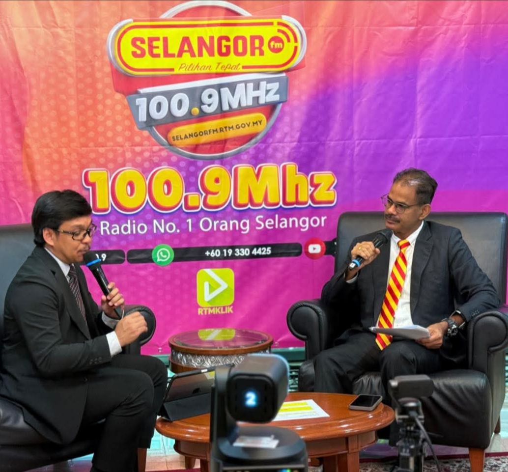 சிலாங்கூர் மாநிலம் அபரிமிதமான வளர்ச்சியை நோக்கிப் பீடு நடை போடுகிறது= சிலாங்கூர் எப்எம் 100.9 நேரலையில் பாப்பா ராய்டு புகழாரம். 